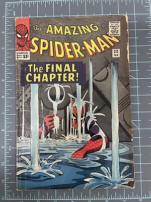 Buy The Amazing Spider-Man #33 - Key Issue: First Debut Of A New Power (1966) Iconic • 93.19£