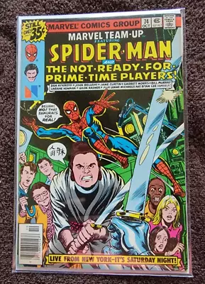 Buy Marvel Team-up #74-spider-man-saturday Night Live-john Belushi Vf 8.0 • 23.30£
