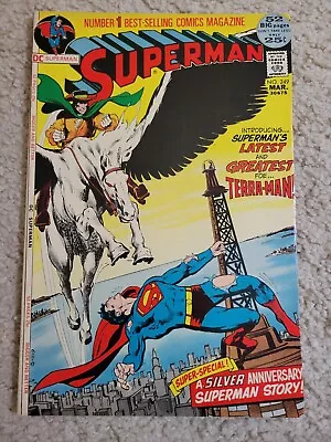 Buy Superman #249 VG/F 5.0 DC 1972 The Challenge Of Terra-Man ! Neal Adams COVER/ART • 11.65£