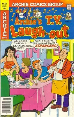 Buy Archie's TV Laugh Out #71 FN 6.0 1979 Stock Image • 3.26£
