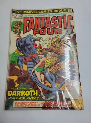 Buy Fantastic Four 142, Thing Vs Darkoth The Death Demon 1974 • 14.53£