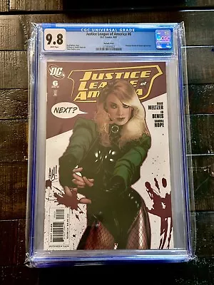 Buy Justice League Of America #6 Adam Hughes Variant CGC 9.8 2007 1:10 • 73.78£