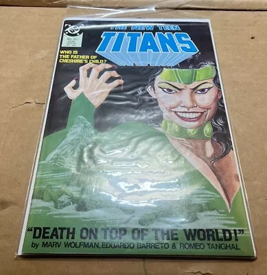 Buy Vintage June 1986 The New Teen Titans 1308-F Volume 2 Number 21 DC Comic Book • 7.77£