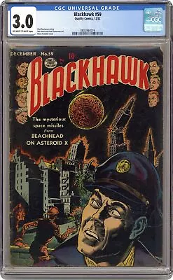 Buy Blackhawk #59 CGC 3.0 1952 3802994019 • 104.84£