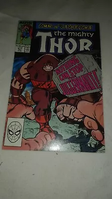 Buy The Mighty Thor Key Comic Issue 411, 1989, 1st Cameo New Warrior's Marvel. • 6.87£