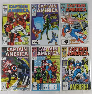 Buy Captain America (1988, Marvel) Lot #341, 342, 343, 344, 345, 346 VF/NM JJ505 • 19.38£