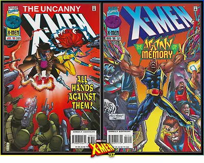 Buy Uncanny X-men #333 + X-men #52 (1996) 1st Cameo & Full Bastion X-men 97 8.0 Vf • 11.64£