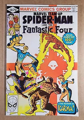Buy Marvel Team-Up Vol 1 #100 High Grade Direct Fantastic Four Marvel 1980 • 9.33£