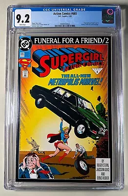Buy (CGC 9.2) Action Comics #685  1/93  [Supergirl Homage To Action Comics #1] • 66.01£