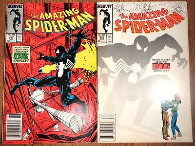 Buy Amazing Spider-man #290,291 Run Of 2 Newsstand Set 1st Print Milgrom Marvel Lot • 9.33£