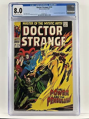 Buy Doctor Strange #174 CGC 8.0 (Marvel, 1968) Silver Age, 1st App Of Satannish • 58.25£