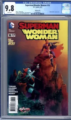 Buy Superman/Wonder Woman #16    Harley Quinn  Variant Cover  1st Print CGC 9.8 • 38.43£