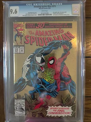 Buy Amazing Spiderman #375 CGC 9.6 Foil Venom • 46.59£