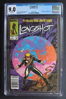 Buy LONGSHOT #1 Later X-Men 1985 1st SPIRAL Mojoverse Mojoworld Newsstand CGC 9.0 • 42.71£