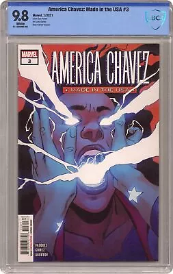 Buy America Chavez Made In The USA #3A Pichelli CBCS 9.8 2021 21-1C20395-001 • 142.19£