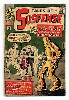 Buy Tales Of Suspense #45 GD+ 2.5 1963 • 182.50£