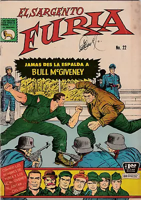 Buy Sargento Furia 22 Marzo 1967 La Prensa Marvel Mexican Spanish Comic • 10.87£