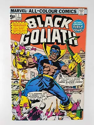Buy Black Goliath #1 VF+ UKPV 2nd Appearance Origin Of Black Goliath 1976 • 15£