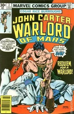 Buy John Carter Warlord Of Mars #3 VG- 3.5 1977 Stock Image Low Grade • 2.10£