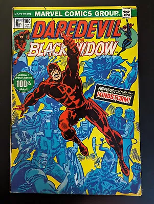 Buy Daredevil And Black Widow #100, Marvel Comics, 1973 1st Cameo Angar The Screamer • 24.99£