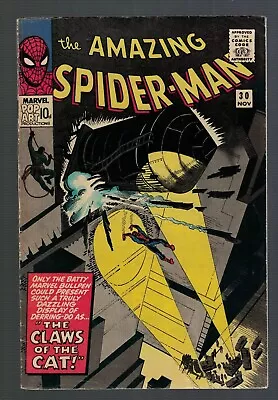 Buy Marvel Comics Amazing Spiderman 30 VGF 5.0 Claw Of The Cat 1965 • 79.99£