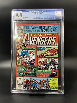 Buy Avengers Annual #10 CGC 9.4 White Pages 1st Appearance Of Rogue & Madelyn Pryor • 124.47£