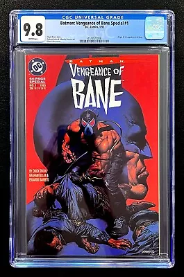 Buy Batman: Vengeance Of Bane Special #1  Cgc 9.8 1993 1st Appearance Of Bane Dc • 248.51£