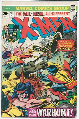 Buy Uncanny X-men 95 Marvel 1975 3rd Appearance New X-men Death Of Thunderbird Comic • 92.42£