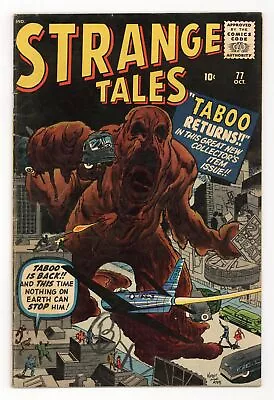 Buy Strange Tales #77 VG- 3.5 1960 • 93.19£
