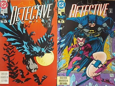 Buy Job Lot Batman Detective Comics #651-652 Huntress / Nolan Art / POOR CONDITION • 1.15£