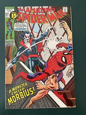 Buy Amazing Spider-Man #101 1971 Marvel 1st Appearance Of Morbius Great Condition • 271.81£