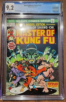 Buy SPECIAL MARVEL EDITION CGC 9.2 (1st Appearance Shang-Chi) • 388.30£