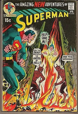 Buy Superman #236 Dc 1971 Battle On Planet Of Angels World Of Krypton Back-up Fn/vf • 13.47£