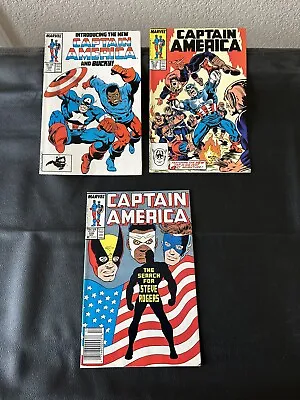 Buy CAPTAIN AMERICA #334, 335, 336 High Grade Comic Lot - Marvel 1987 • 15.52£