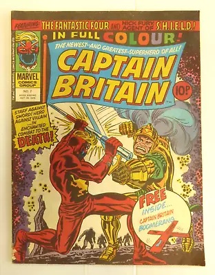 Buy Captain Britain 2 Marvel UK 1976 Missing Boomerang • 14.99£
