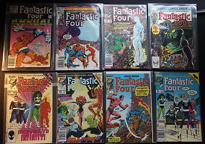 Buy Lot Of 8 Vintage Marvel Comics - *Fantastic Four * Mixed Series, GREAT CONDITION • 23.30£