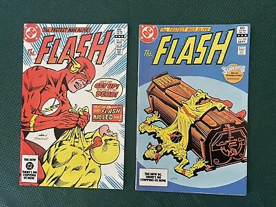 Buy (DC Comics 1983) Flash #324 And 325 NM; Death Of Professor Zoom Super High Grade • 31.06£