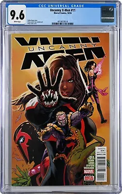 Buy Uncanny X-Men #11 CGC 9.6 (Oct 2016, Marvel) Cullen Bunn Story, Greg Land Cover • 46.60£