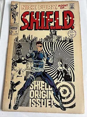 Buy Nick Fury Agent Of Shield 4 (1968) • 50£
