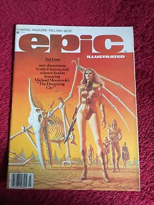 Buy Free P & P ; Epic Illustrated #3, Fall 1980: Russell, Starlin, Gulacy -WW • 9.99£