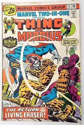 Buy Marvel - Two-In-One The Thing & Morbius Comic Book - Issue #15 - May 1976 • 7.76£