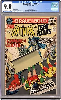 Buy Brave And The Bold #102 CGC 9.8 1972 3788388016 • 455.13£
