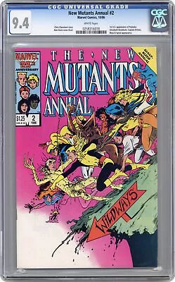 Buy New Mutants Annual #2D CGC 9.4 1986 0258316018 1st US App. Psylocke • 108.73£