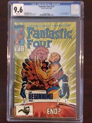 Buy CGC 9.6 Fantastic Four 317 White Pages • 38.90£