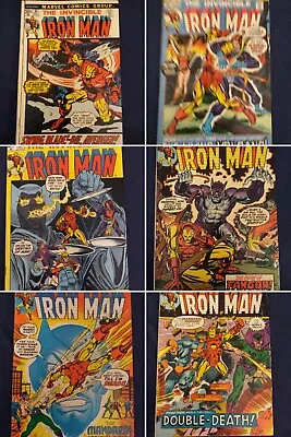 Buy Iron Man Bronze Age 51 VG, 52 VG/FN, 53 VG-, 56 VG-, 57 VG+, 58 GD/VG   COMBINE! • 58.24£