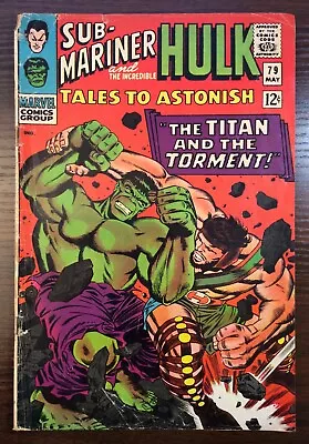 Buy 1966 Marvel Comics Tales To Astonish #79 Hulk Vs. Hercules • 23.30£