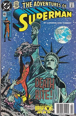 Buy Adventures Of Superman #465 Vol. 1 (1987-2007) DC Comics, High Grade,Newstand • 2.31£