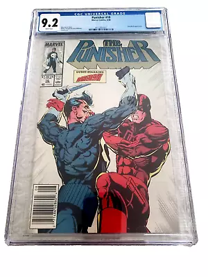 Buy Punisher #10 CGC 9.2 NM Daredevil Vs. Punisher Cover Newsstand Edition 8/88 • 58.25£