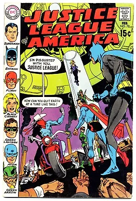 Buy JUSTICE LEAGUE OF AMERICA #78 VG, 1st SA App Vigilante, DC Comics 1970 • 15.53£