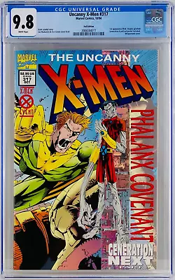 Buy X-Men #317 CGC 9.8 White Pages Foil Edition 1st Blink App 1994 Marvel NM/MT • 62.23£